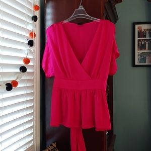 City Chic fuchsia blouse
